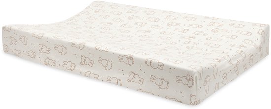 Jollein Wickelauflagenbezug Jersey 50x70cm Miffy Moments - Light Terra — afbeelding 2