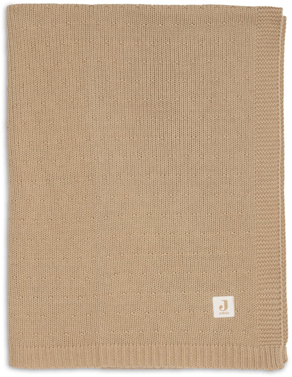 Jollein Baby Decke Kinderbett 100x150cm Sprinkle Knit - Hazel