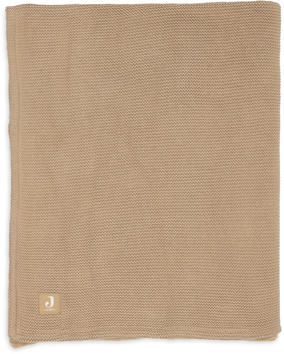 Jollein Baby Deken Wieg 75x100cm Basic Knit Hazel/Fleece