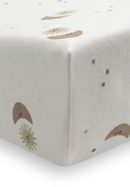 Jollein Wickelauflagenbezug Jersey 50x70cm - Over the Moon — afbeelding 3