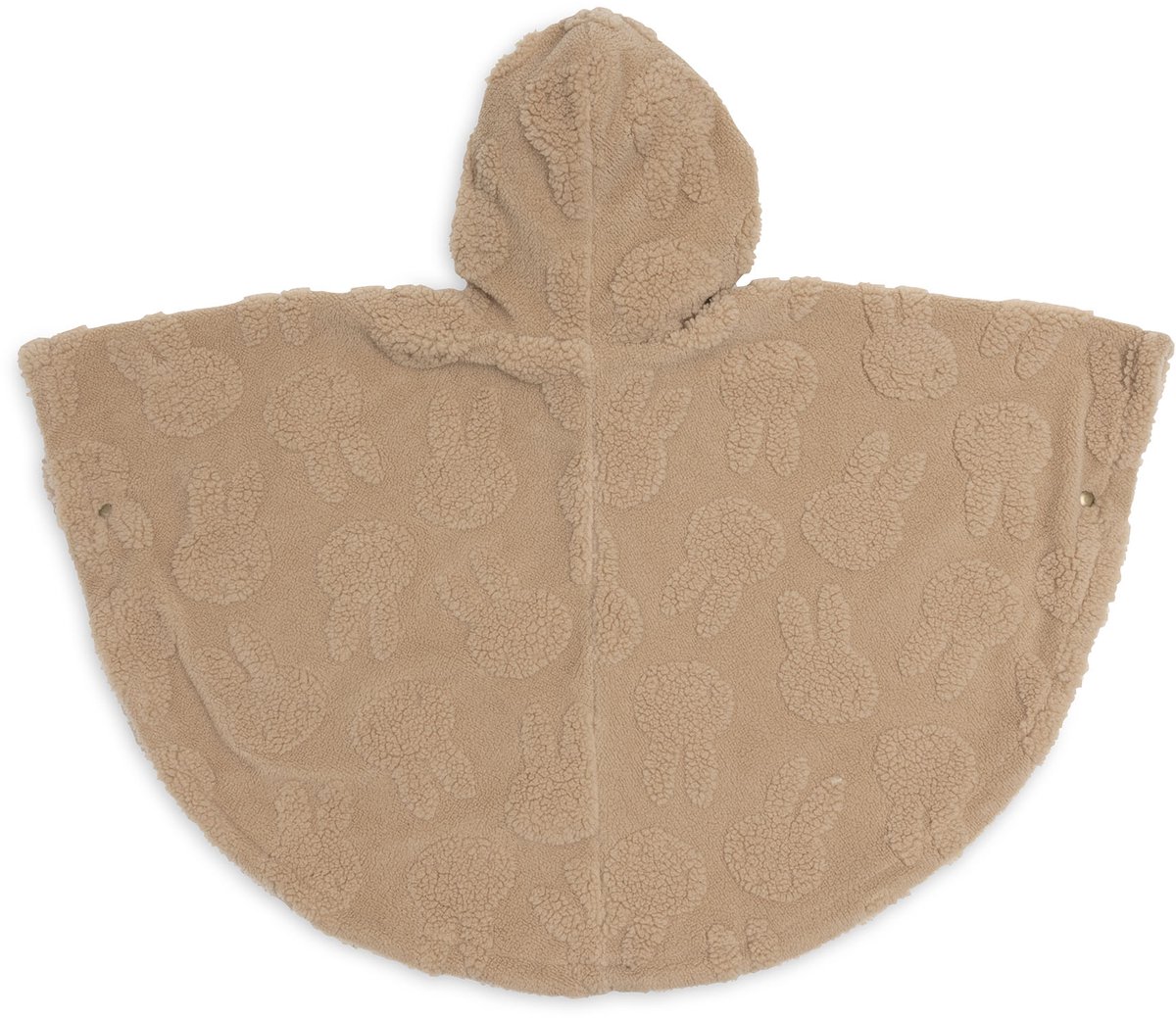 Jollein Cosy Poncho Miffy Jacquard Teddy Biscuit