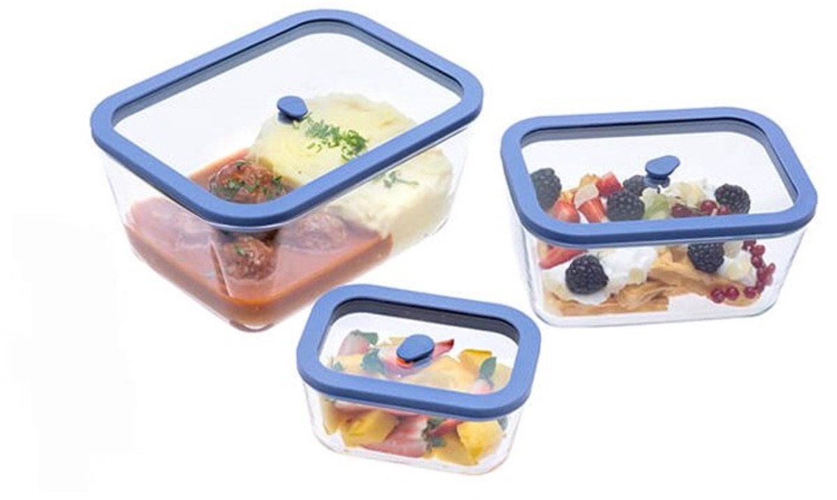 Viva vacuum container set 3-piece