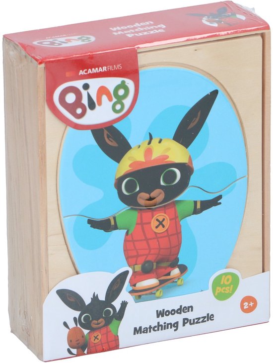 Bing Houten Match Puzzel, 10st. van Toys Amsterdam — afbeelding 2