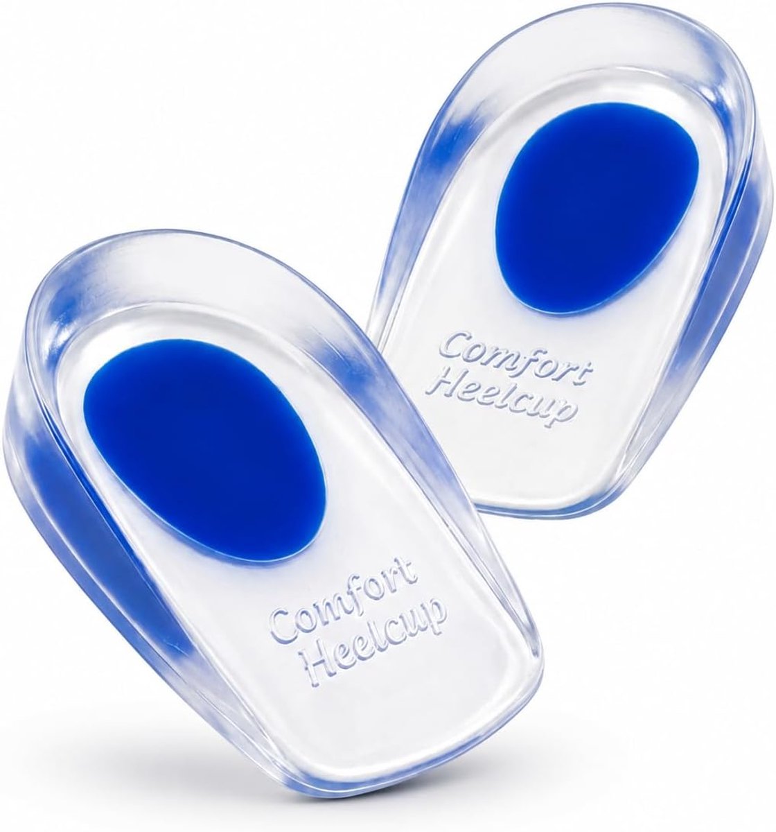 1 paar‑hielkussen‑zacht comfortabel‑sport schokdempend‑massage zool‑silicone hielzool‑maat 35/40‑blauw