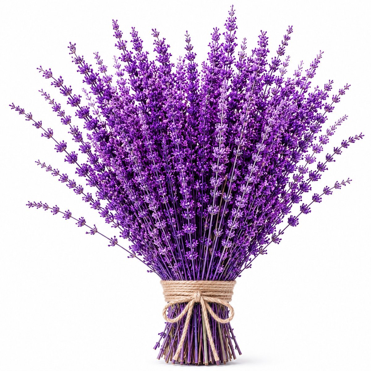 BOTC Droogbloemen – Gedroogde Lavendel Boeket – Paarse Lavendel Bos 38-43 cm – Natuurlijk Bloemen