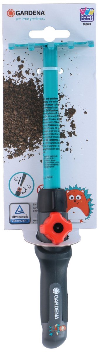 Gardena Harkje Junior 11 Cm Staal Turquoise/grijs