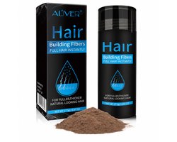 Premium Haarpoeder met Keratine en Natuurlijke Extracten (Middenbruin) - Haarvezels - Hair Fiber