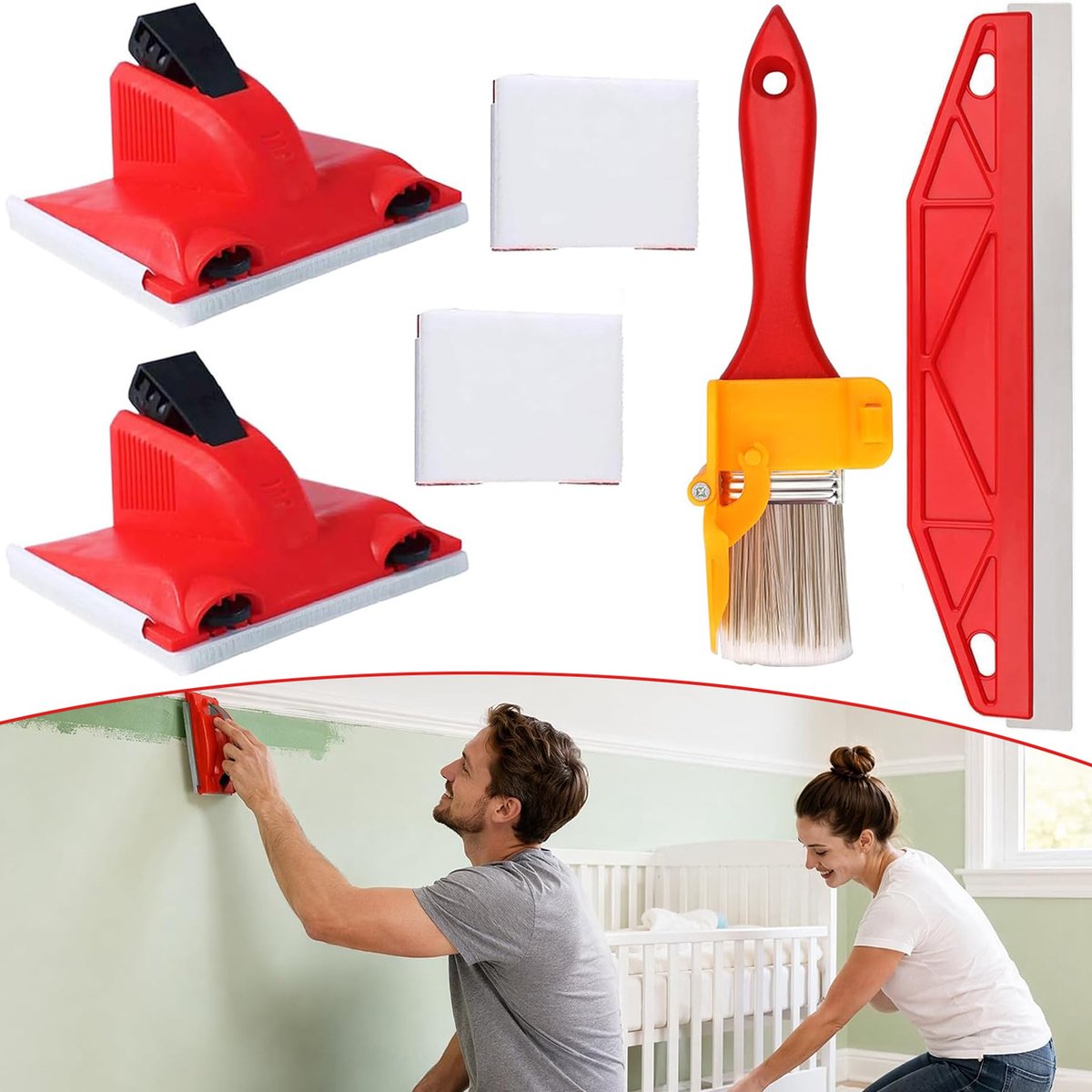 6 Stuks Verfrandgereedschapset - Multifunctioneel Snijgereedschap Voor Schilderen - Snijgereedschap Voor Verf