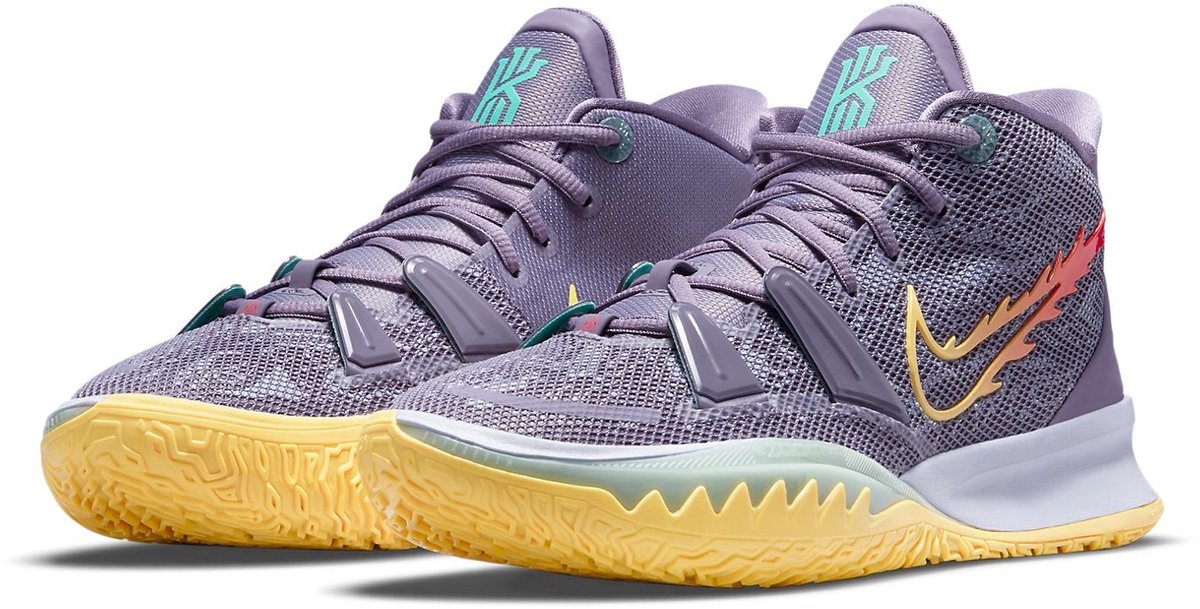 Nike Kyrie 7 – Daybreak/Siren /Ghost/Citron Pulse Kyrie 7 Lifestyle Unisex Sneakers Multicolor