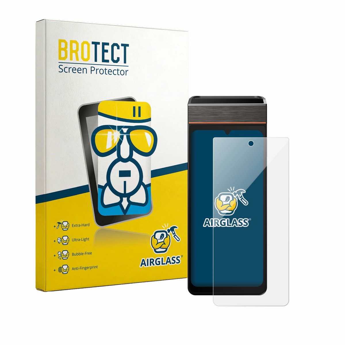 Screenprotector voor Sunmi V3e Beschermglas transparant