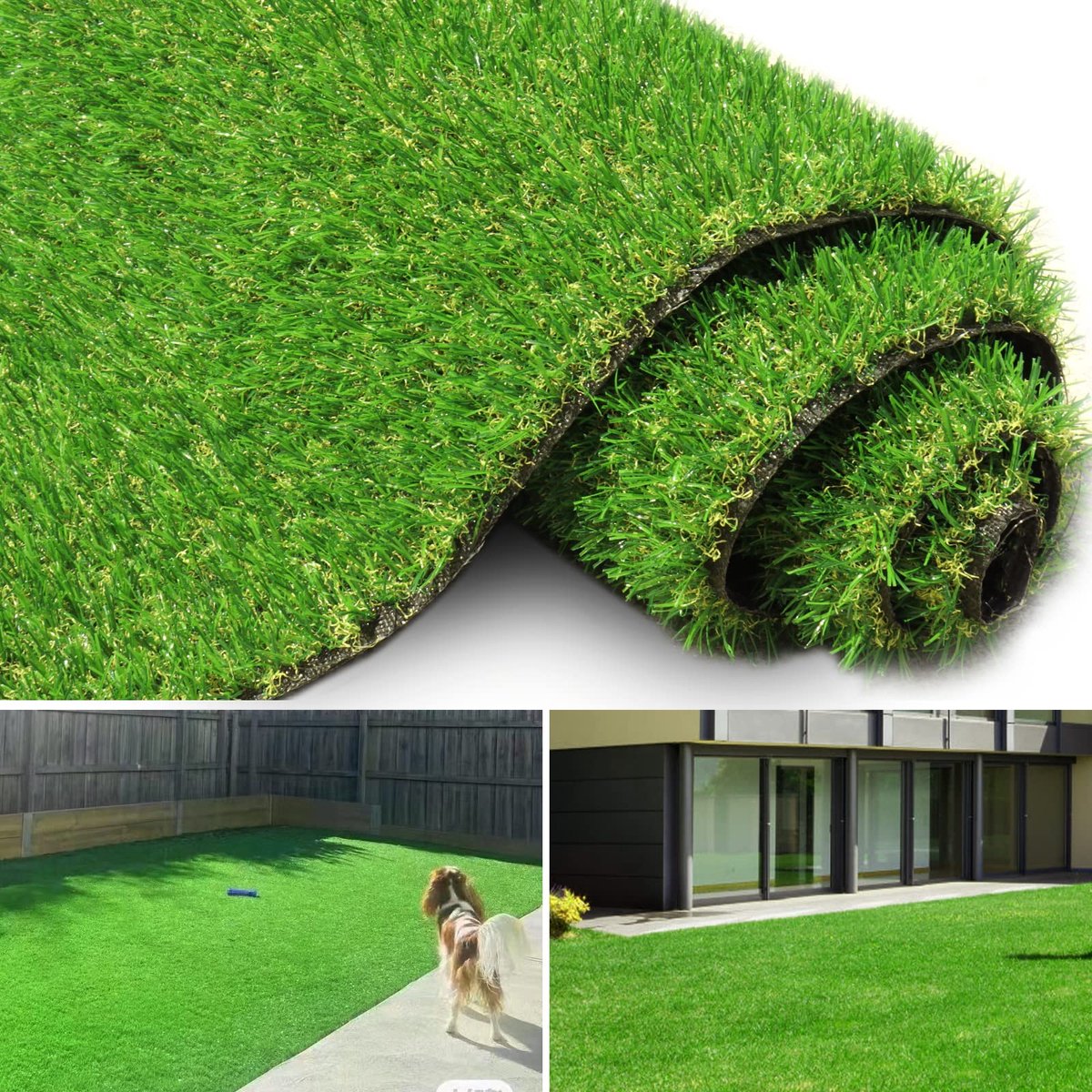 FREADEM Kunstgras gras voor honden 3 ' x 5', nepgras gazon met afvoergaten, binnen en buiten, synthetisch grasmat voor - ShopVlot