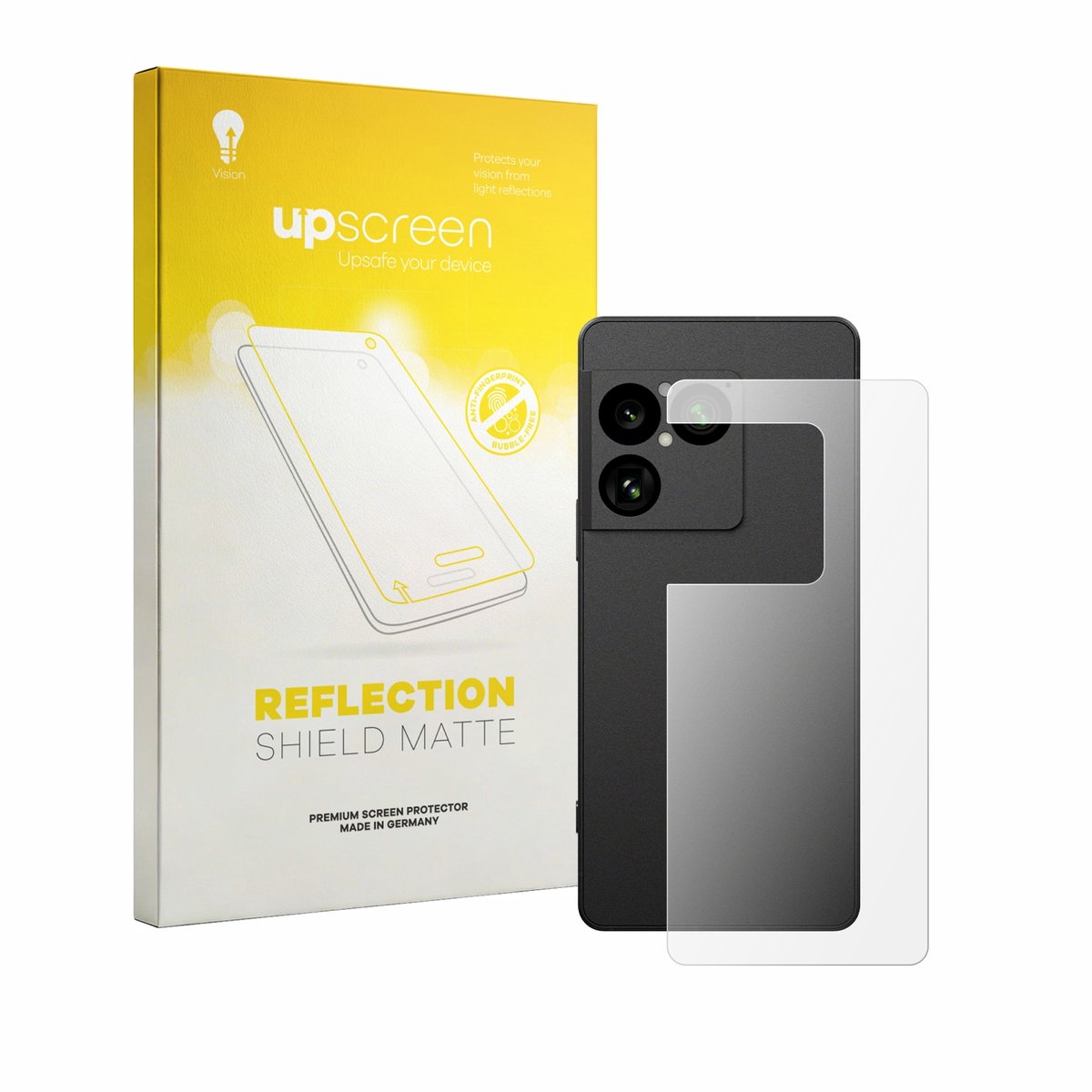 upscreen - Screenprotector voor Sony Xperia 1 VIII (Achterkant) - Folie Beschermfolie anti glare matte