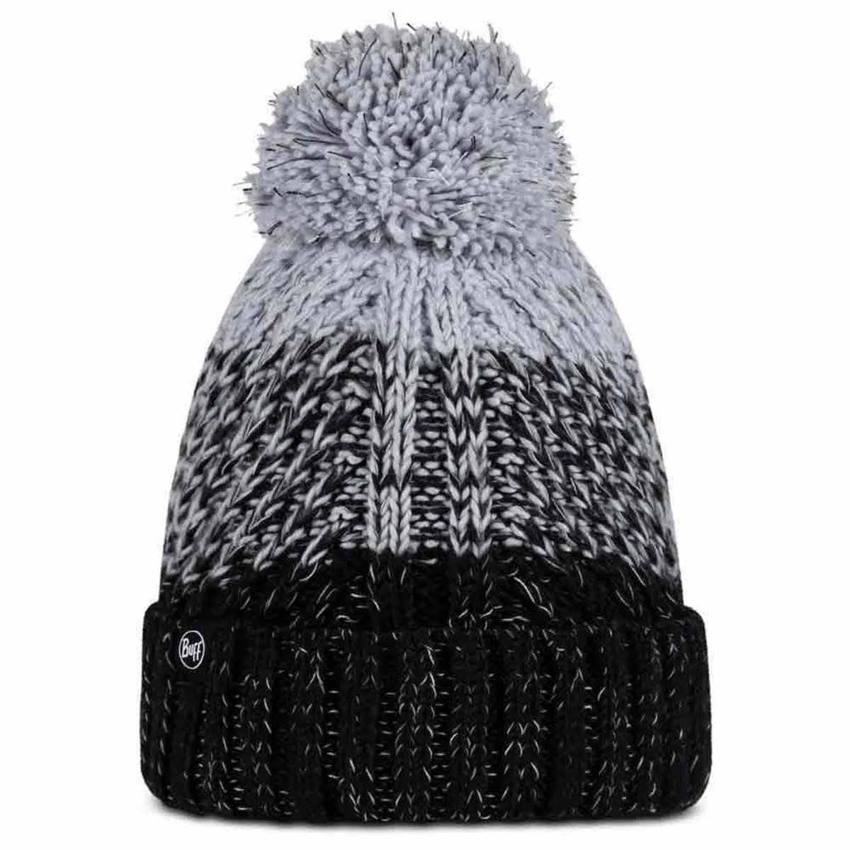 Buff ® Knitted & Full Fleece Muts Grijs