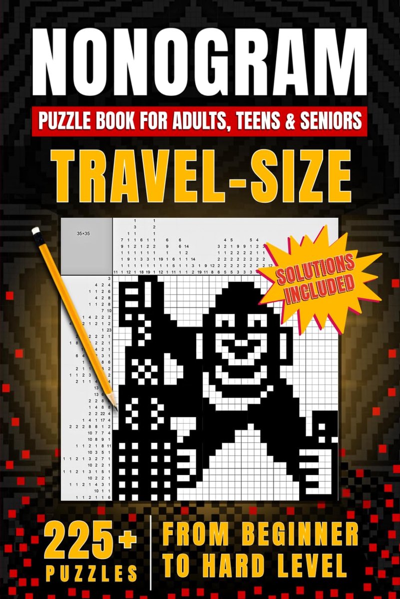 Nonogram Puzzle Book (Travel-Size): Portable Nonogram Book You Can Take Anywhere — From Beginner to Hard Level With - ShopVlot