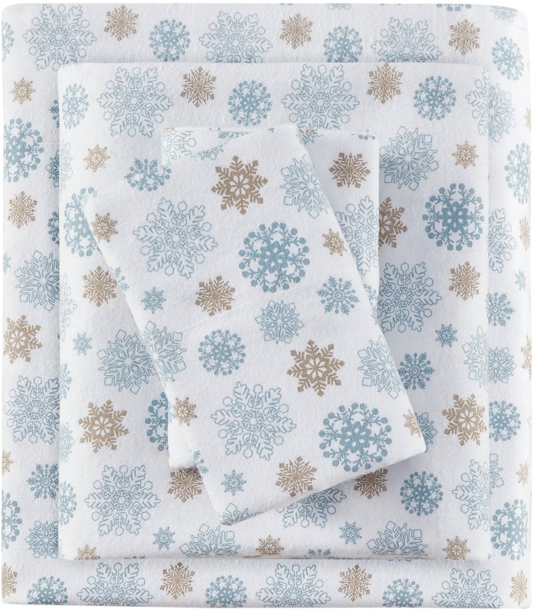 SLEEP PHILOSOPHY True North Cozy Flanel Warm 100% katoenen laken - ShopVlot