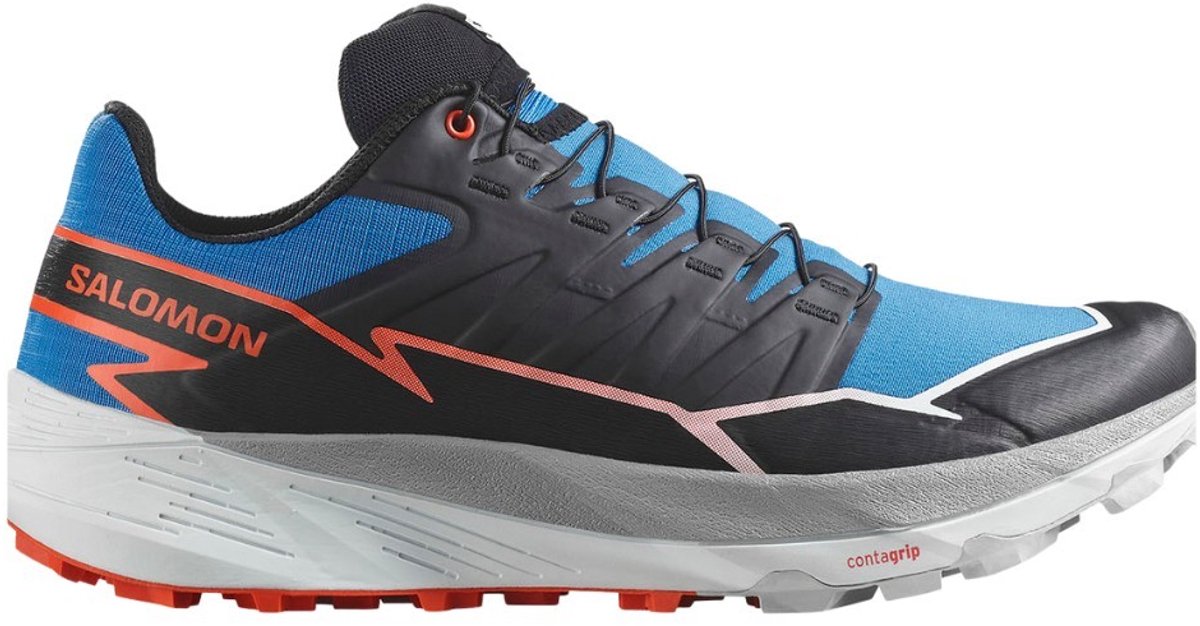 Salomon Thundercross M - Trail Hardloopschoenen - Zwart/Blauw/Rood - 42