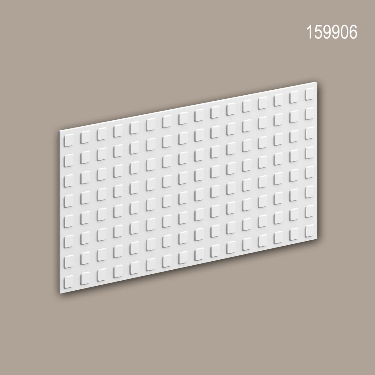 3d muurpaneel Profhome 159906 Muurbekleding Akoestisch paneel Decorative element modern design wit 80 x 40 cm