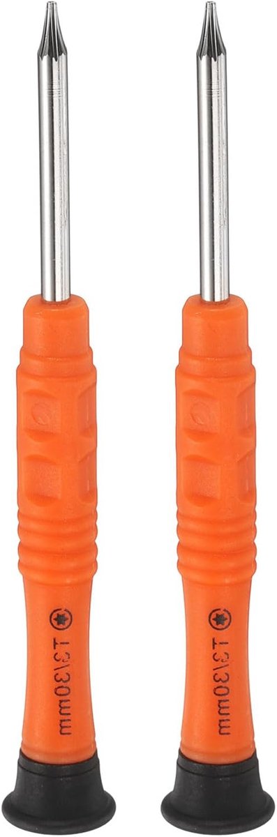 Mini Schroevendraaiers - Precisie Gereedschap - Kleine Reparaties - Compact Ontwerp - 3 mm Kop - Oranje