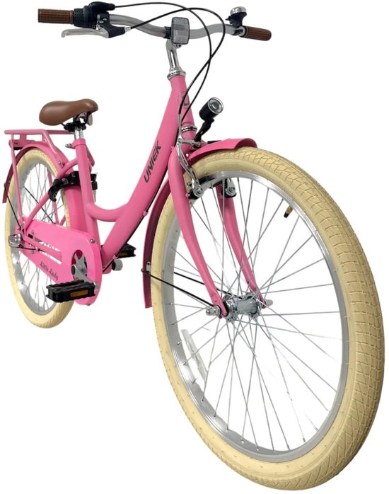Kinderfiets Uniek Girly 24'' 3N Roze — afbeelding 2