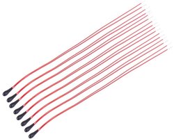 10 Stuks 1K-10K MF52B Thermistor met 60 mm Emailed Draad - Temperatuursensor voor Precisie Metingen, Elektronica en DIY Projecten
