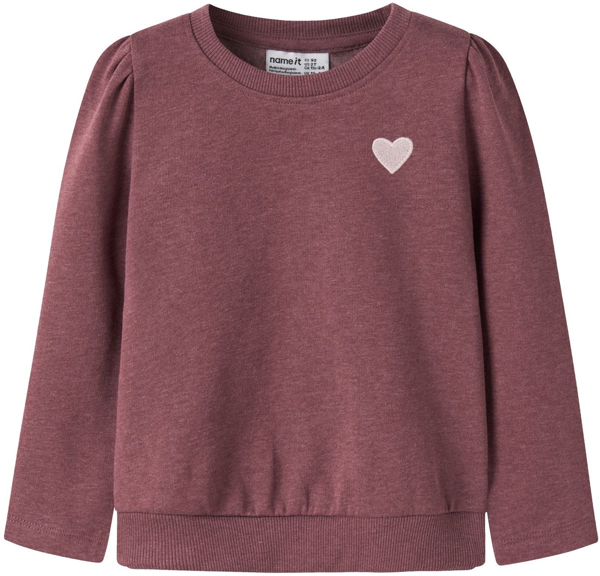NAME IT - NMFVIMA LS NREG SWEAT BRU Meisjes Trui