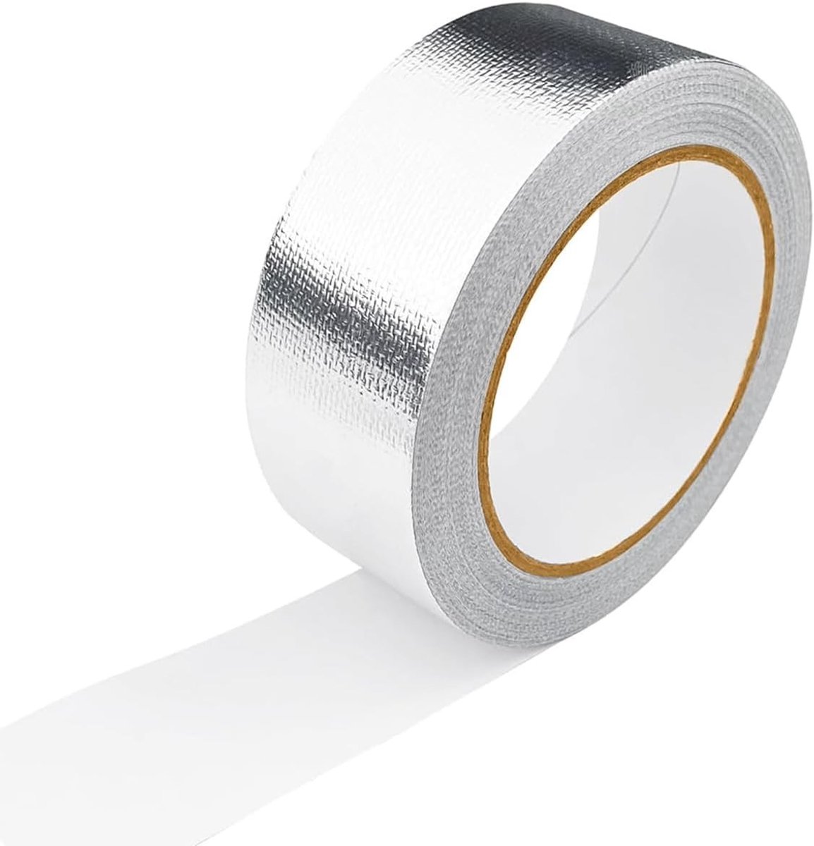 Aluminium Plakband voor Warmtebescherming, 50 mm x 25 m, Ideaal voor Ventilatie, Hoses en Reparaties