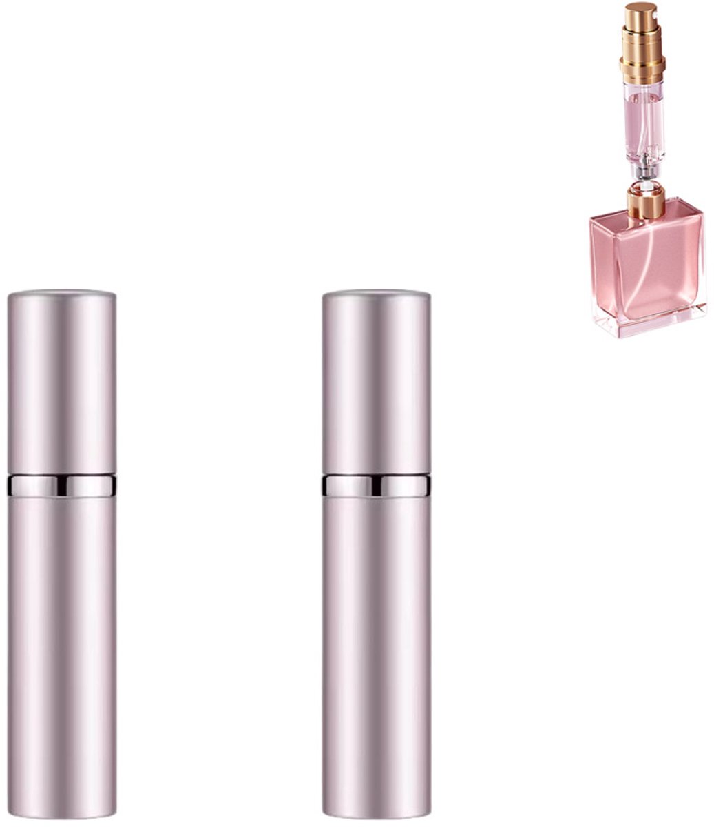 parfumflesjes- Mini parfumflesjes- parfumflesje navulbaar-parfum verstuiver-parfum verstuiver navulbaar-parfum verstuiver 5 ml-Parfumverstuive-Navulbare Parfumfles- Reisfles-Parfumverstuiver-Reisparfumhouder -Voor reizen, uitgaan-Roze