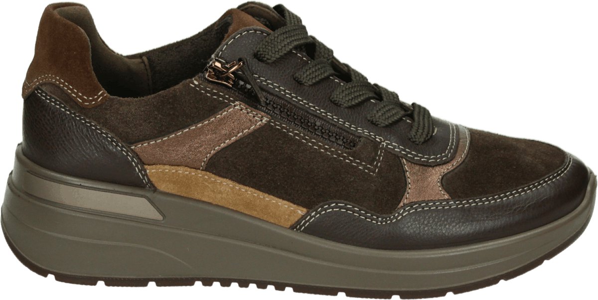 Ara - 1257702 GARDA - Lage sneakersDames sneakers - Kleur: Bruin - Maat: 41
