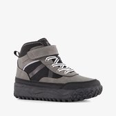 Blue Box hoge jongens sneakers zwart grijs - Maat 25