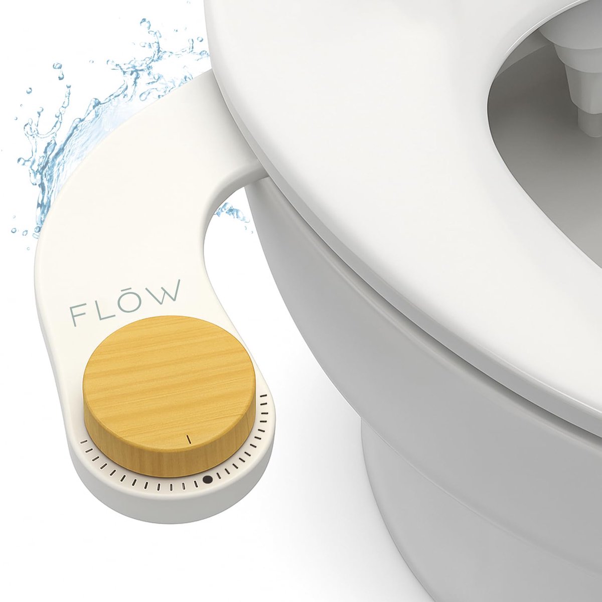 Bidet attachment met sprayer - dual nozzle - verstelbare waterdruk - eenvoudige installatie - ShopVlot