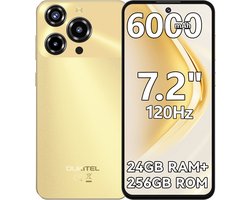 OUKITEL C69 Smartphone 24GB RAM-256GB ROM-7.2 inch HD-6000 mAh batterij-Android15