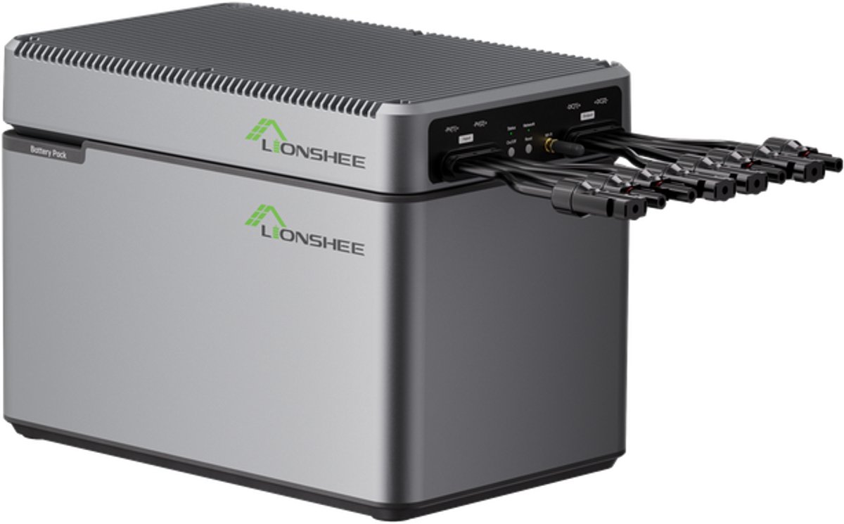 LIONSHEE Powerstation Energiecentrale 1024Wh - met Verwarmde Batterij - LiFePO4 - IP65 - Draagbaar - Geschikt voor Zonnepanelen - Generator - Voor Noodpakket,Stroomuitval,Kamperen en Outdoor