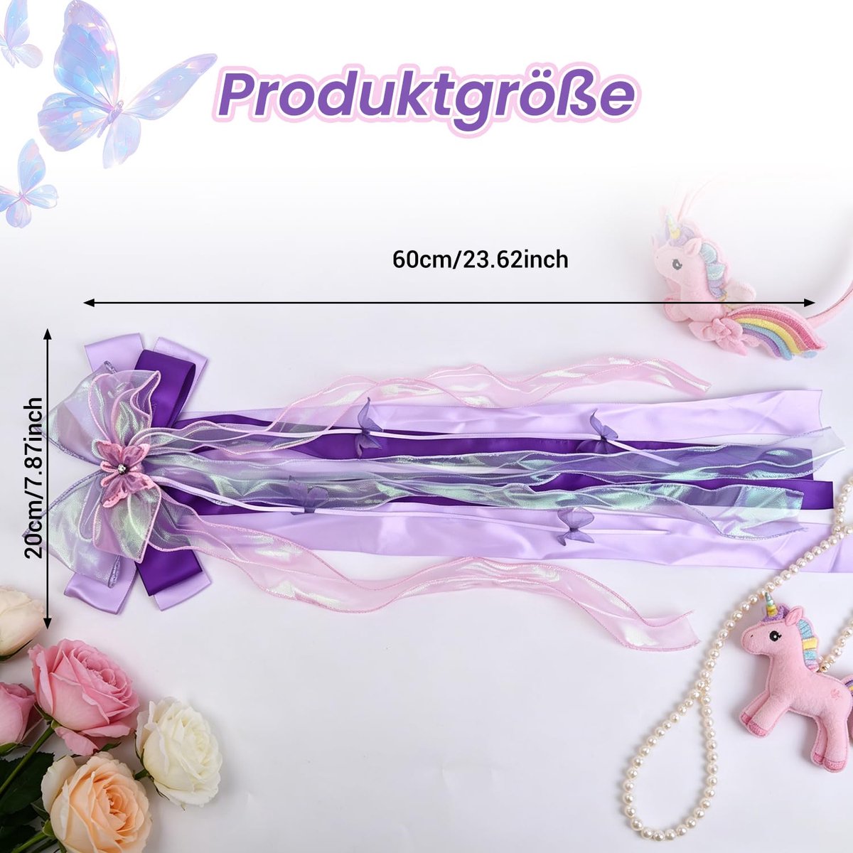 Organza strik 15 cm - paarse kleur - feestelijke decoratie - perfect voor cadeauverpakking - ShopVlot