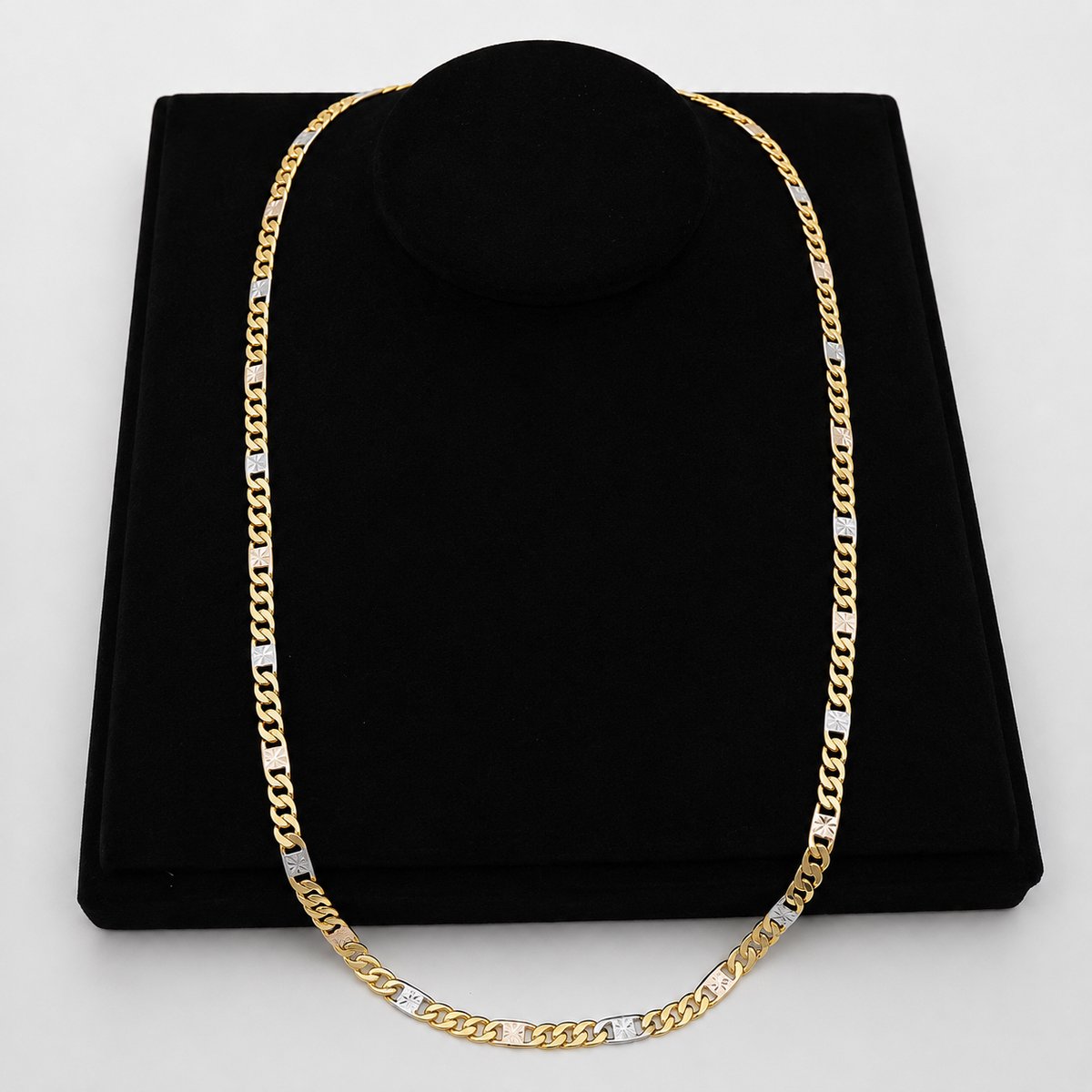 AVENIR25 - Koningsketting / Cubanlink - 60cm - Goudkleurig - Luxe