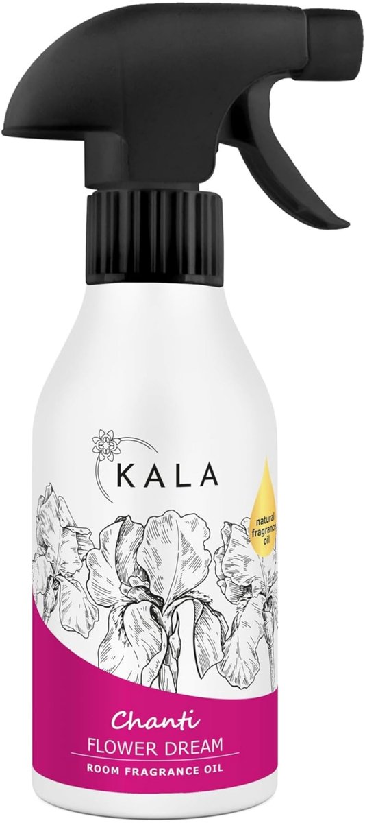 KALA - Luchtverfrisser met Geuroliespray CHANTI met Actieve Neutralisator, Kamergeurspray met Geurneutralisator, De - ShopVlot