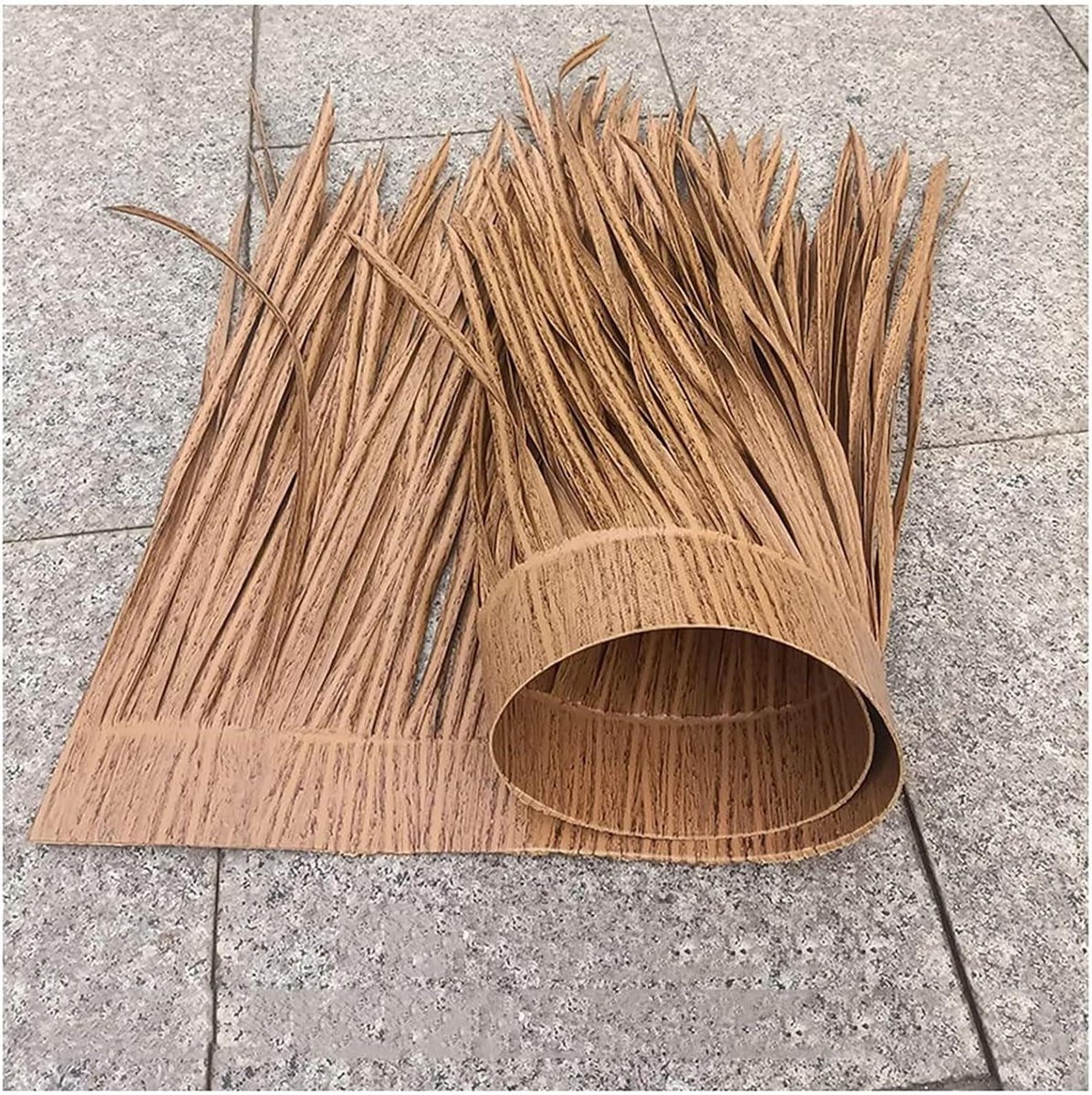 Kunstmatige Rietmat - Palmblad Decoratie - Tiki Bar Aankleden - Weerbestendig Materiaal - 50 cm Breed - Natuurlijk