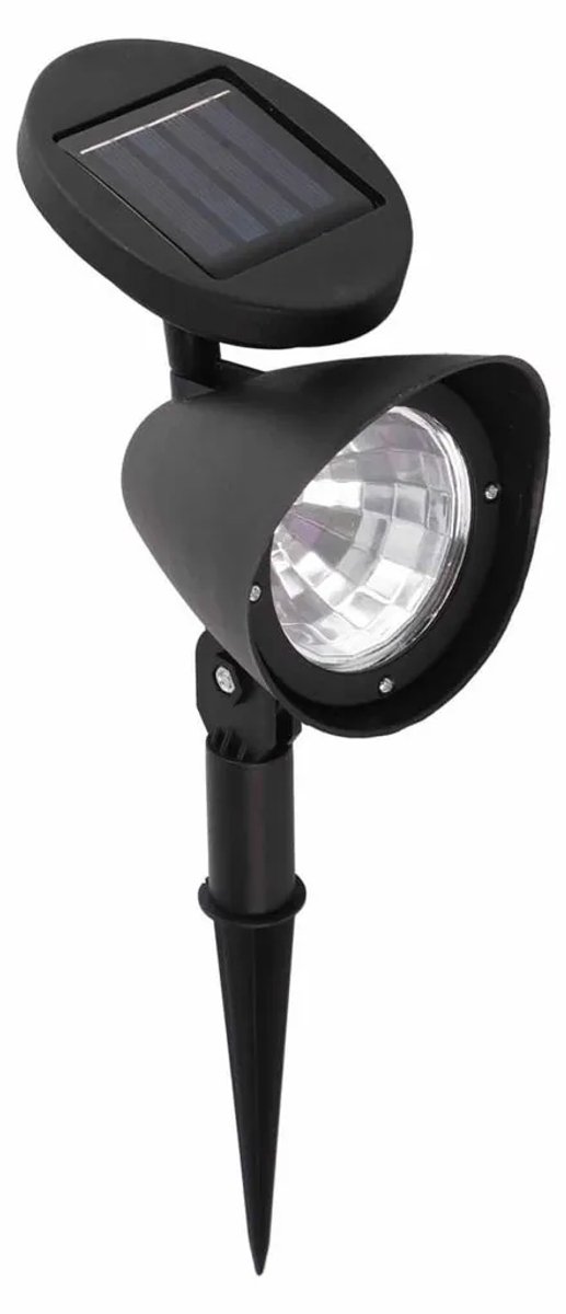 Buitenverlichting Geschikt voor op zonne-energie werkende LED-tuinspot, waterdicht, gazonlamp, warm wit licht.