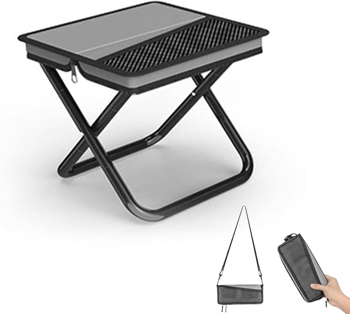 Draagbare Vouwstoel voor Camping, Lichtgewicht Mini Stoel voor Tuin en Reizen, Ideaal voor Wandelen en Outdoor Activiteiten