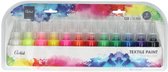Peinture textile - Artist - 12 couleurs de 35 ml