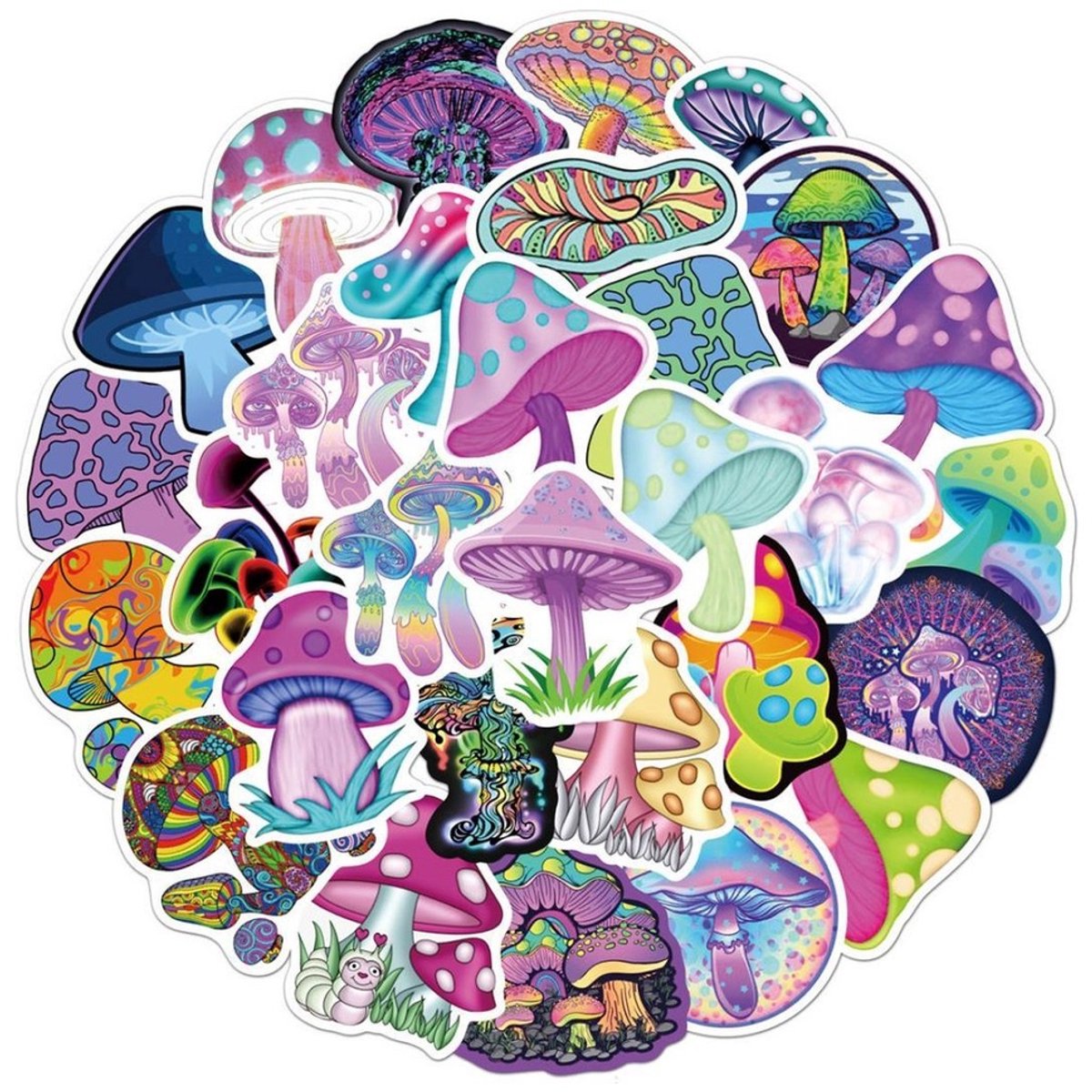 50 Camping Stickers – Outdoor, Natuur & Reizen