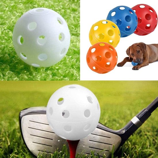 Golfballen - Wit - 42 mm - Kunststof - Voor Schommeloefeningen — afbeelding 3