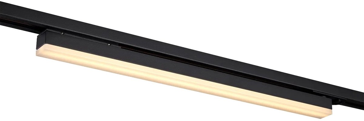 Linar LED module voor Infinitus railsysteem, 13,8W, 1163 lumen, 2700K warm wit, IP20, dimbaar, zwart aluminium, 534 mm diep