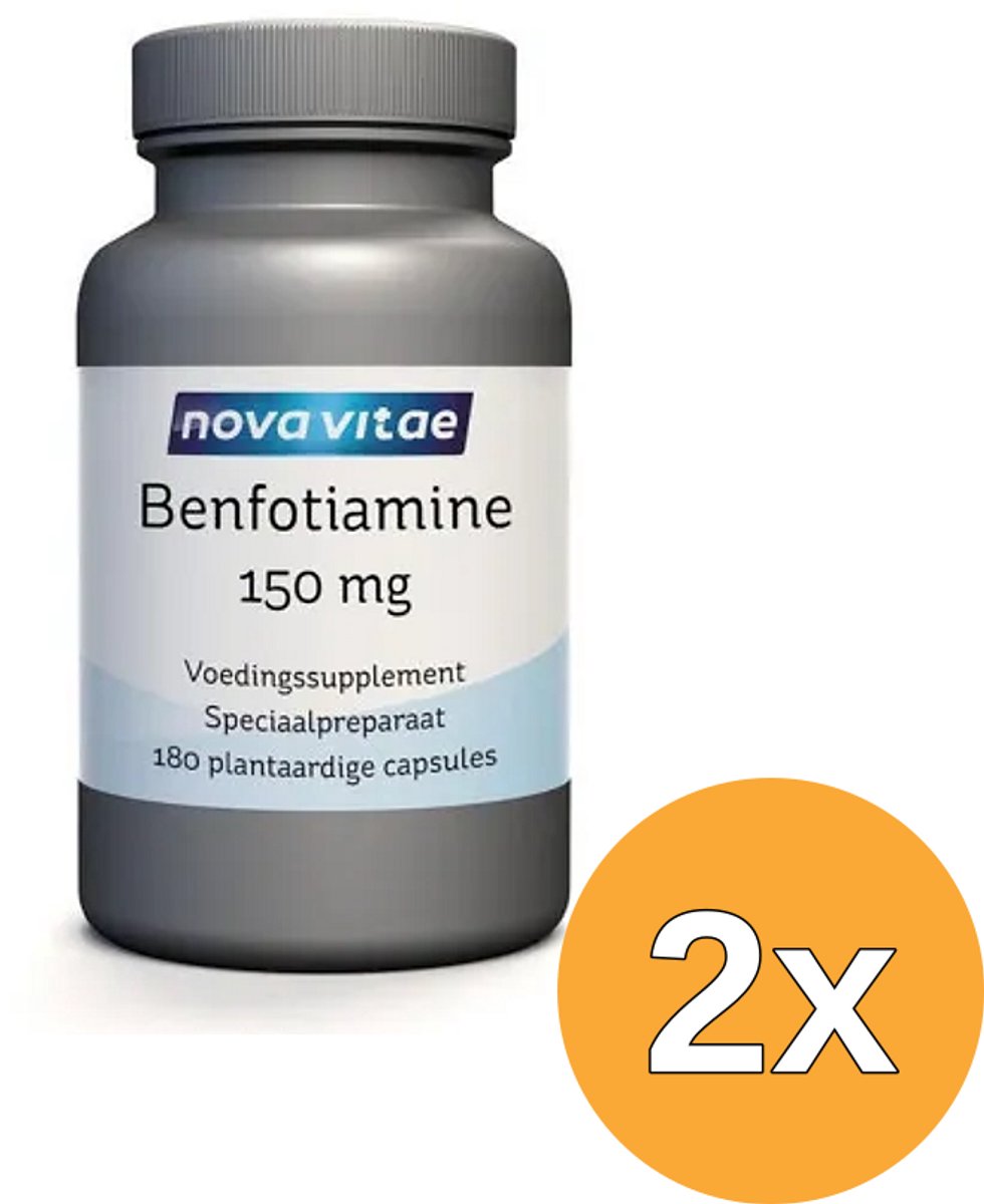 2x Nova Vitae Benfotiamine (180 vega capsules)