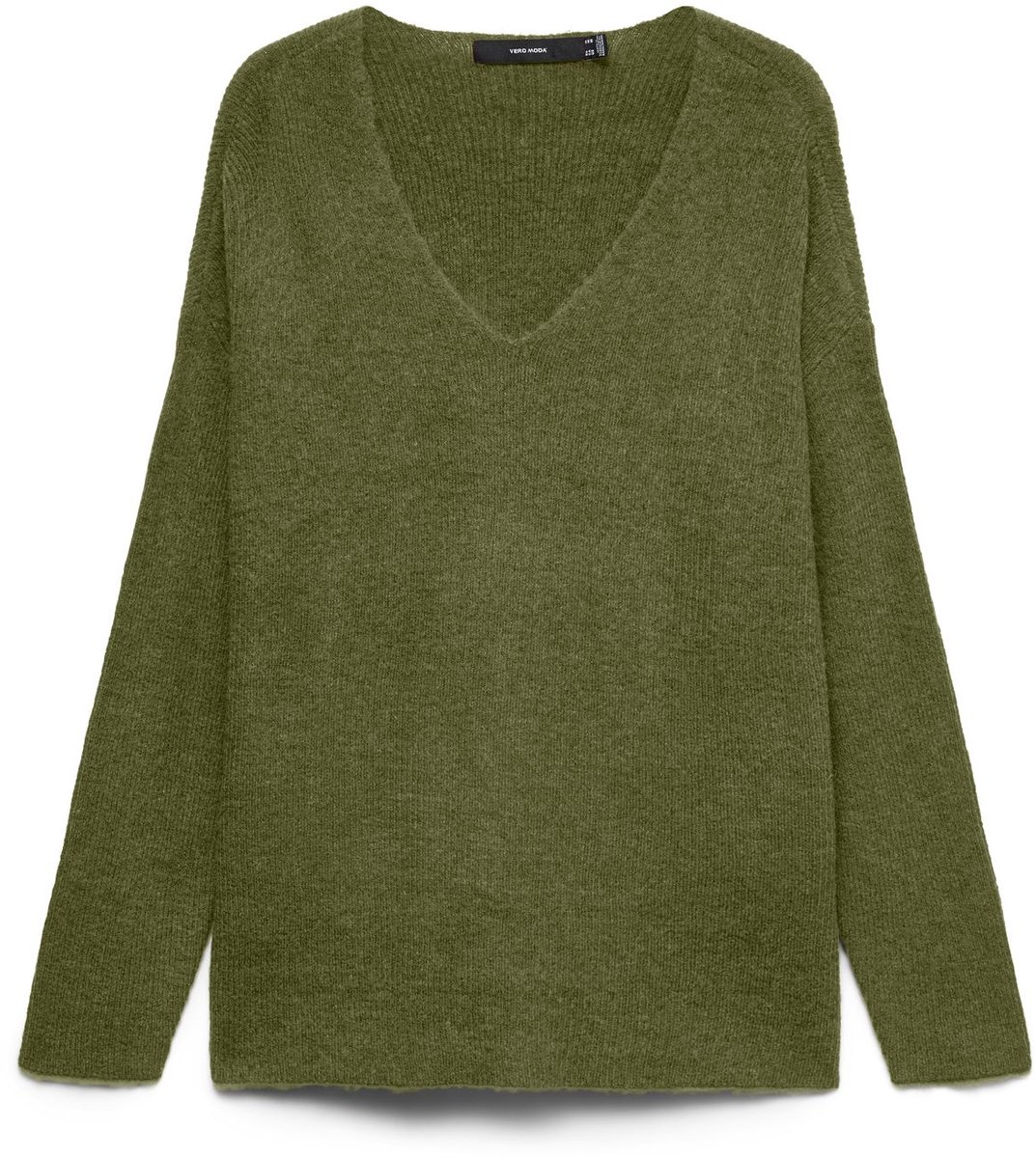 VERO MODA - VMCREWLEFILE LS V-NECK BLOUSE NOOS - Dames - Gebreide truien