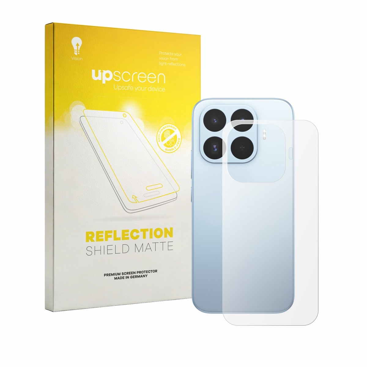 upscreen - Screenprotector voor Xiaomi 17T (Achterkant) - Folie Beschermfolie anti glare matte