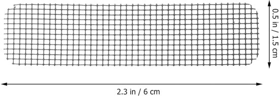 Reparatiestickers Raamfolie - Plakstrips Gaas - Raam Herstellen - Sterke Lijm - 6x1.5cm - Zwart — afbeelding 5