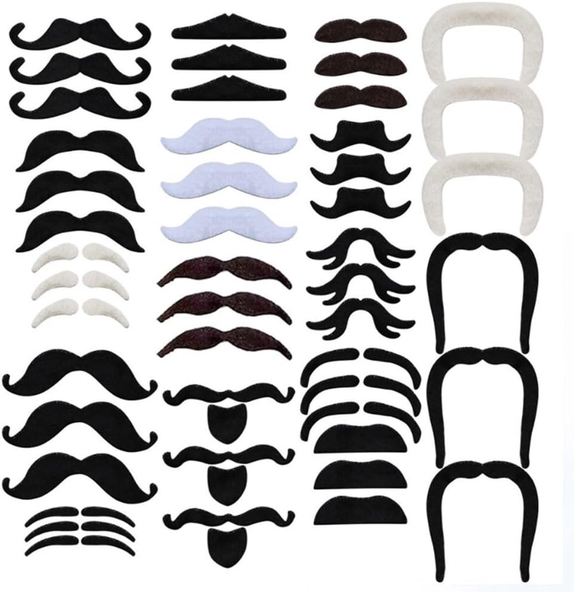 48 Pcs Realistic Adhesive Fake Scales in 60s/70s Style - Ideal for Costume Parties, Halloween, Christmas and Other - ShopVlot