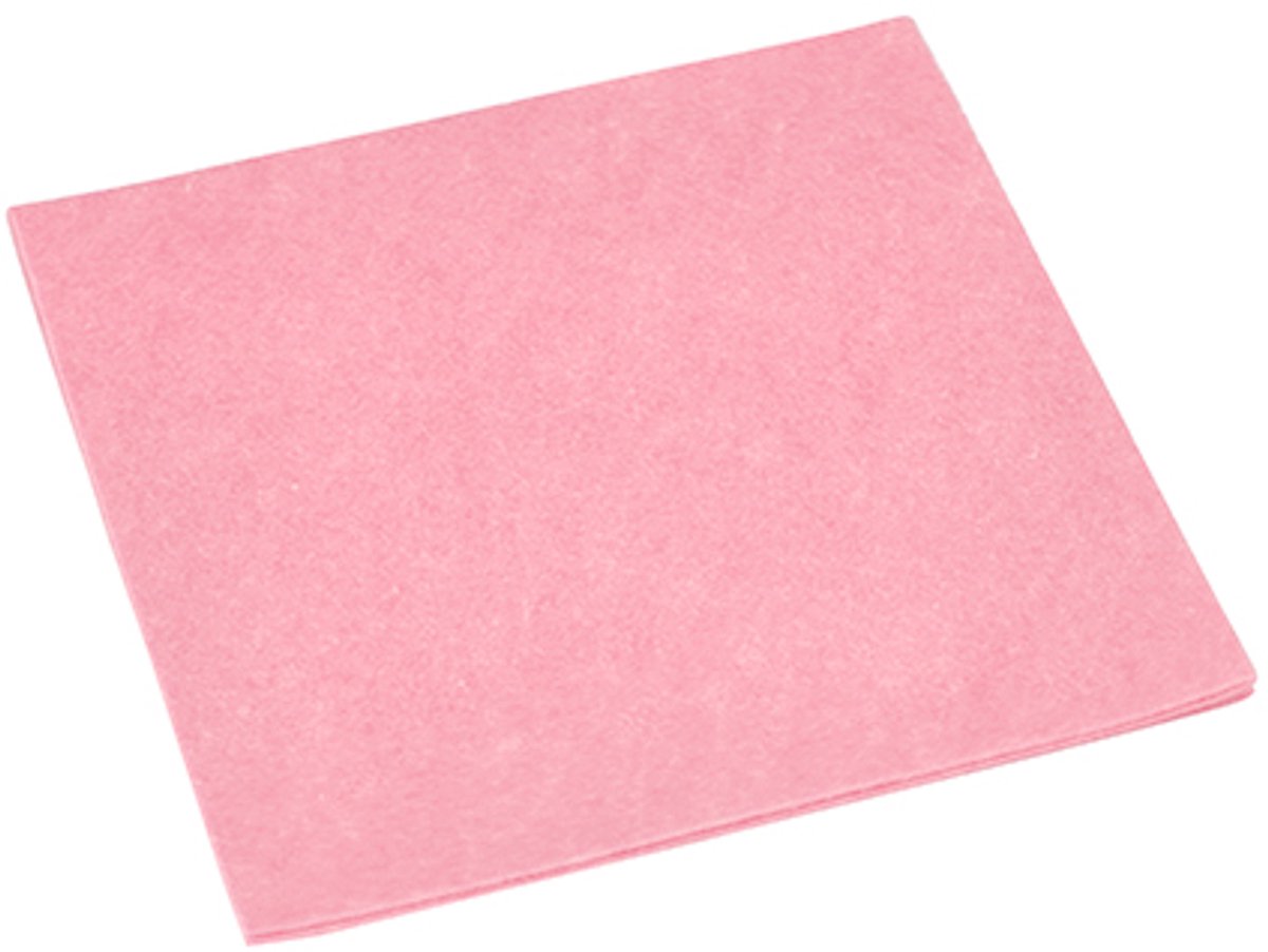 20x 10 Schoonmaakdoekjes 38 cm x 38 cm roze