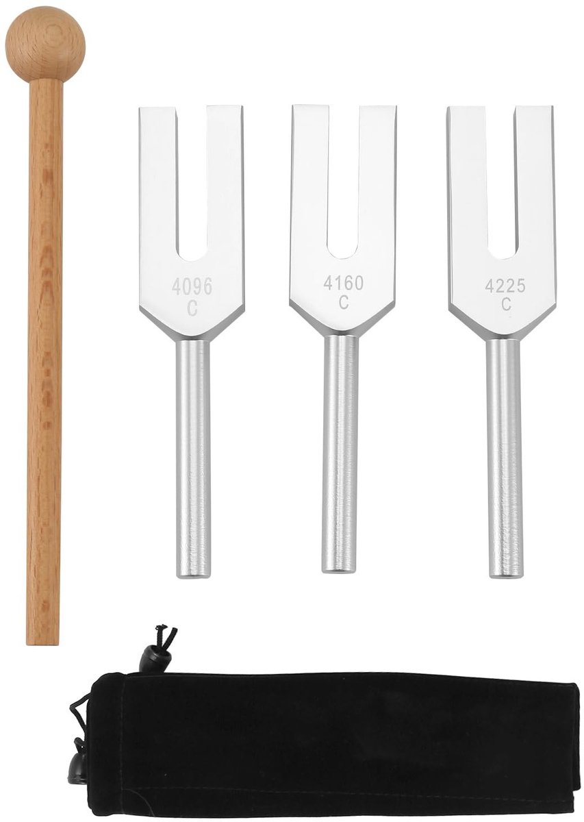Omgoods - Professionele Stemvorkset met Houten Hamer