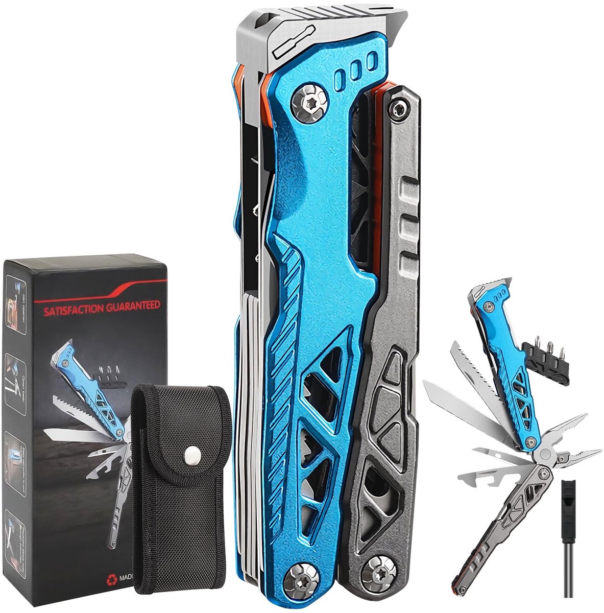 Omgoods - 17-in-1 Multifunctioneel Gereedschap met Pliers en Mes